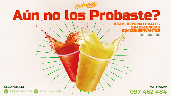 Opinii despre Sabroso - Helados, Jugos Naturales y Comida Rápida în Salto - Gastronomía y hostelería