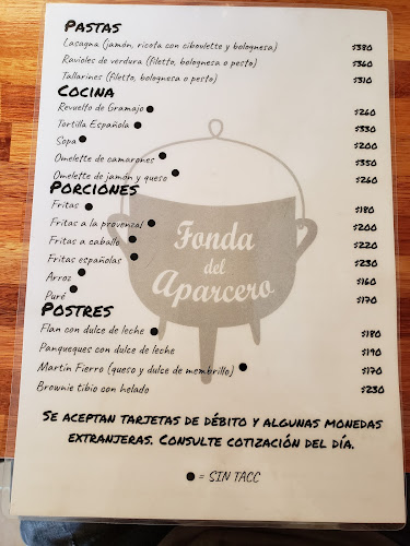 Fonda del Aparcero - Gastronomía y hostelería