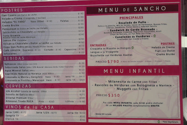 Don Quijote - Gastronomía y hostelería