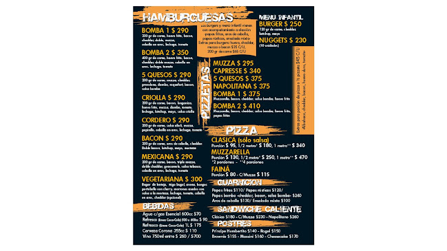 Comentarii opinii despre Bomba burger pizza y parrilla