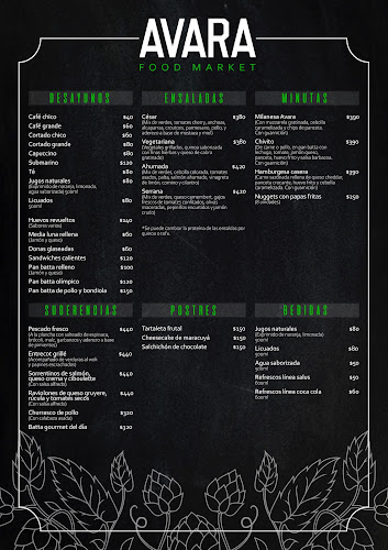 Avara food market - Gastronomía y hostelería