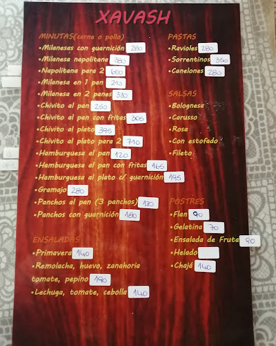 Opinii despre XAVASH în Canelones - Gastronomía y hostelería