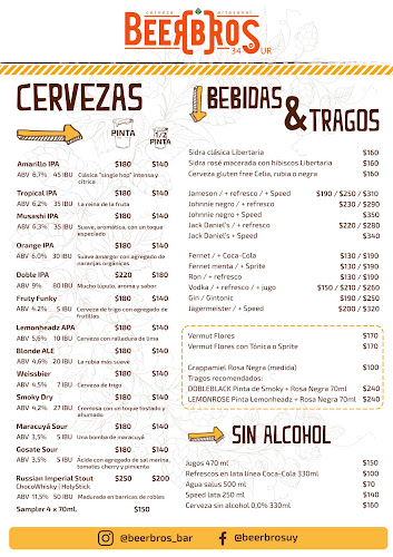 Opinii despre BeerBros în Montevideo - Gastronomía y hostelería