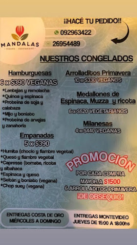 Opinii despre Mandalas Vegano-Vegetariano în Montevideo - Gastronomía y hostelería