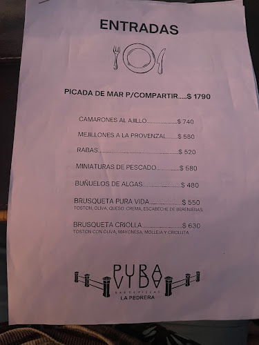 Pura Vida - La Pedrera - Gastronomía y hostelería