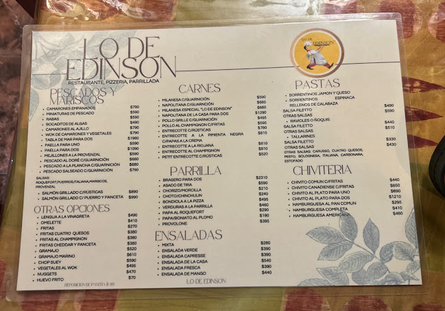 Opinii despre Restaurante Lo de Edinson în La Paloma - Gastronomía y hostelería