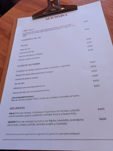 Alfonsina - Gastronomía y hostelería
