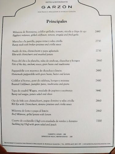 Opinii despre Hotel and Restaurant Garzón în Maldonado - Gastronomía y hostelería