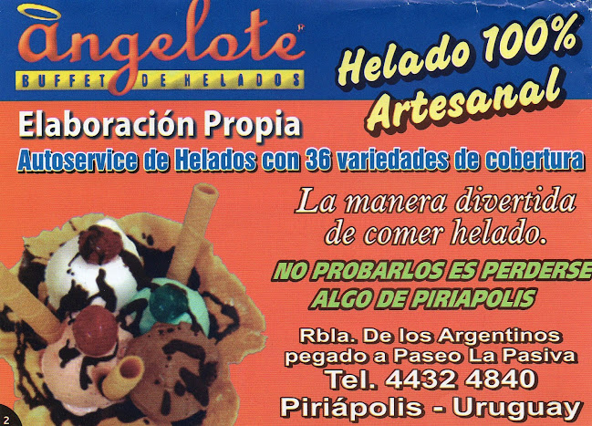 Opinii despre Angelote - Buffet de Helados în Piriápolis - Gastronomía y hostelería
