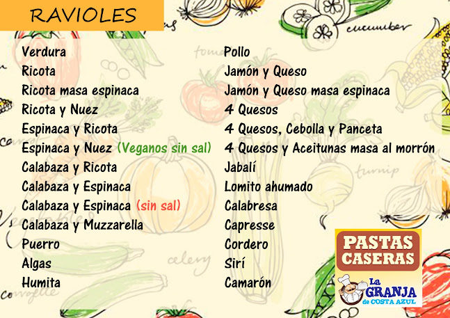 Pastas Caseras Costa Azul