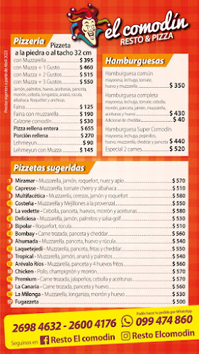 Opinii despre El Comodín, Restó & Pizza în Ciudad de la Costa - Gastronomía y hostelería