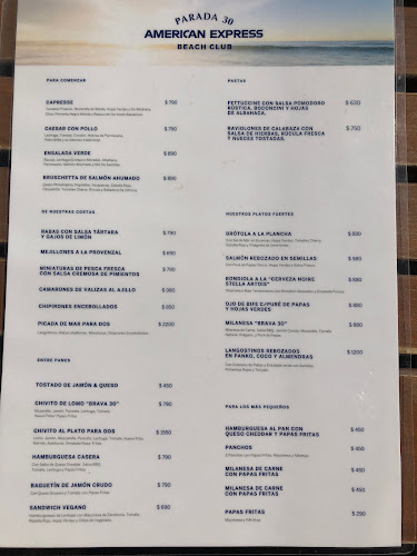 Parada 30 Brava - Amex Beach Club