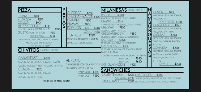 Opinii despre Pizzeria Las Torres în Montevideo - Gastronomía y hostelería