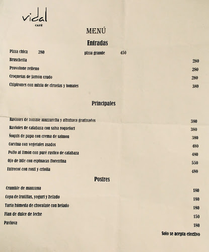 Vidal - Gastronomía y hostelería