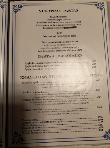 Barra Alta - Gastronomía y hostelería