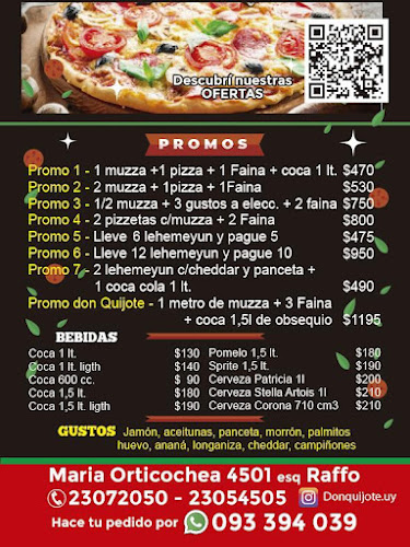 Pizzería "NUEVO QUIJOTE"